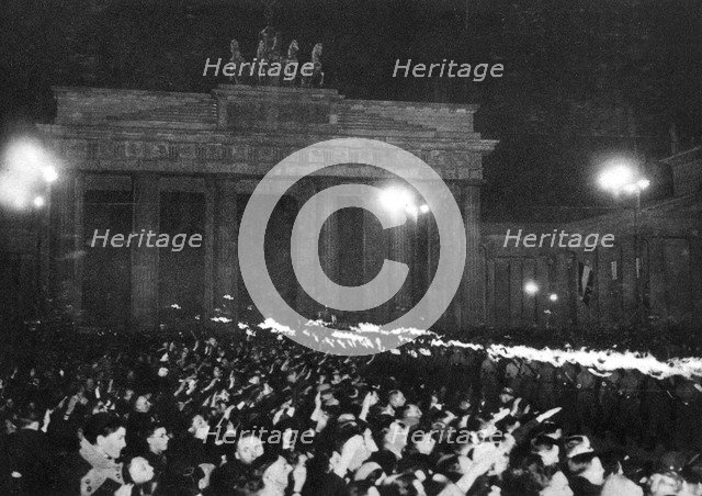 The Brandenburg Gate, Berlin, Germany, 30 January 1933. Artist: Unknown