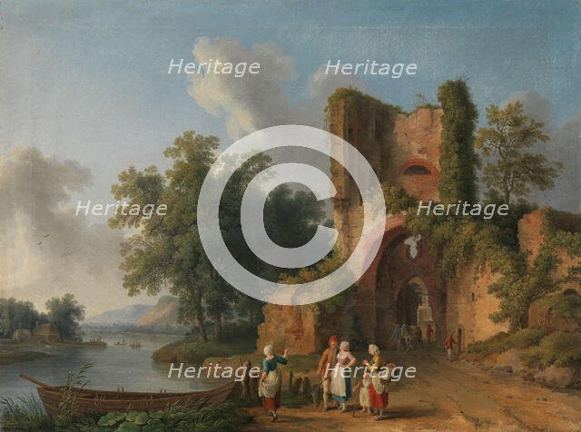 From the Banks of Arques, 1768. Creator: Jacob Philip Hackert.