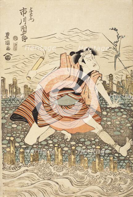 Portrait of the Actor Ichikawa Danjuro VII in the Role of Yoemon (image 1 of 3), early 1810s. Creator: Utagawa Toyokuni I.