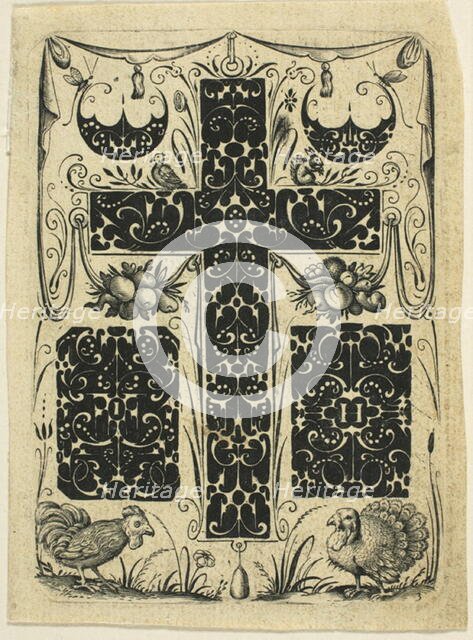 Ornamental Plate III, c. 1619. Creator: Jacques Hurtu.