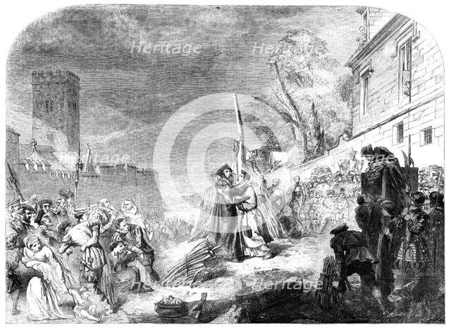 "The Martyrdom of Ridley and Latimer", painted by Sir George Hayter, M.A.S.L. - from the Exhibition  Creator: Harvey Orrin Smith.
