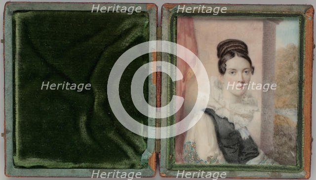 Portrait of a Lady, 1822. Creator: John Robinson.