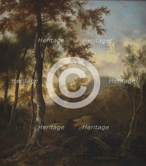 Mountain Landscape, 1648-1744. Creators: Frederik de Moucheron, Isaac de Moucheron.