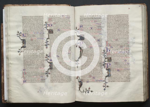 The Gotha Missal: Fol. 29v, Text, c. 1375. Creator: Master of the Boqueteaux (French); Workshop, and.