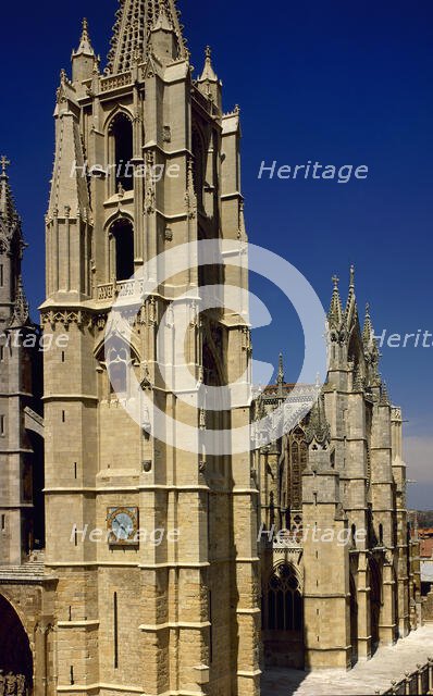 Cathedral of Santa Maria de Regla, Leon, Spain, 13th-14th century, (2003).  Creator: LTL.