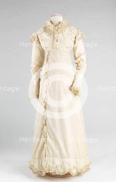 Dress, American, ca. 1820. Creator: Unknown.