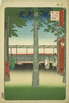 Dawn at Kanda Myojin Shrine (Kanda Myojin akebono no kei), from the series "One Hundred..., 1857. Creator: Ando Hiroshige.