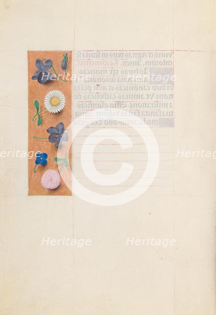 Hours of Queen Isabella the Catholic, Queen of Spain: Fol. 30v, c. 1500. Creator: Master of the First Prayerbook of Maximillian (Flemish, c. 1444-1519); Associates, and.