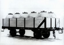 Italian rail car for loading and transportation of acids.