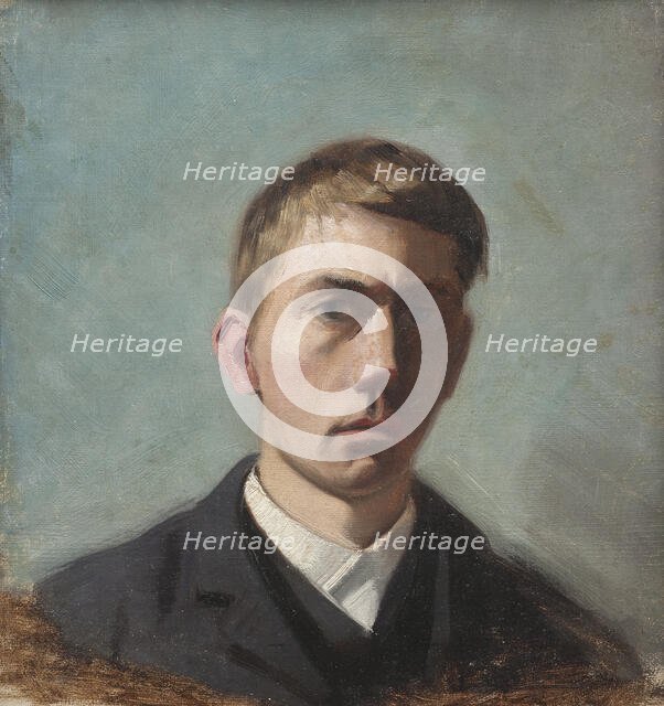 Self portrait, c1890s. Creator: Eugène Jansson.