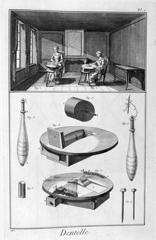 Lace makers, 1751-1777. Artist: Unknown