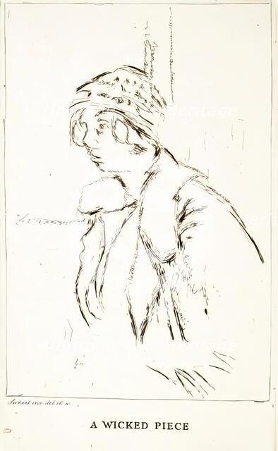 A Wicked Piece, c1922. Creator: Walter Richard Sickert.
