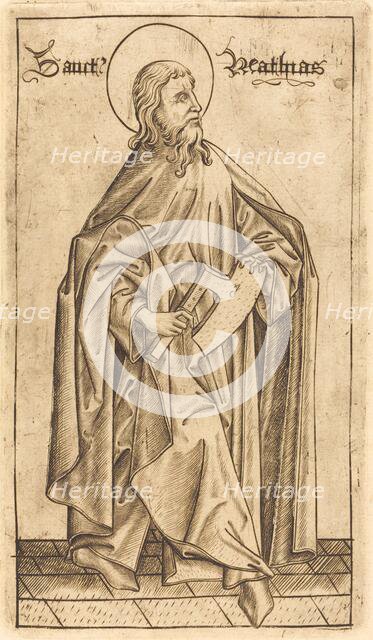 Saint Matthias (?), c. 1470/1480. Creator: Israhel van Meckenem.