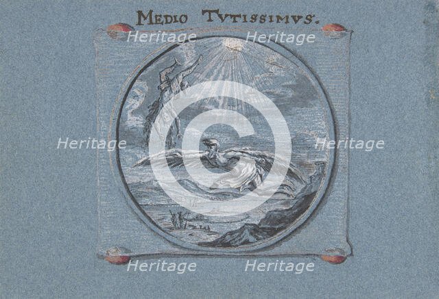 The Fall of Icarus, 1692. Creator: Johann Caspar Hessius.