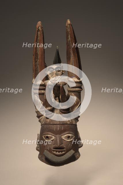 Helmet , late 1800s - early 1900s. Creator: Unknown.