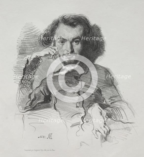Charles Pierre Baudelaire, 1844. Creator: Émile Isidore Deroy (French, 1820-1846).