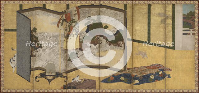 Whose Sleeves?, Edo period, 18th century. Creator: Unknown.