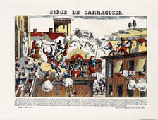 The siege of Zaragoza, 1809, c1825-1830. Creator: Pellerin, Jean-Charles (1756-1836).