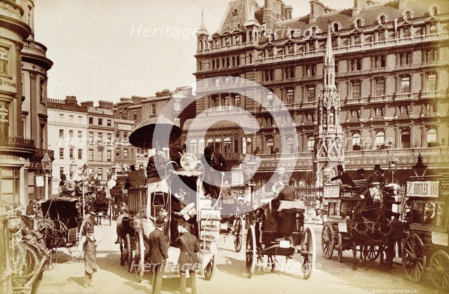 Charing Cross, London, c1900. Artist: Unknown