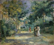 A Garden in Montmartre, 1890-1899. Artist: Pierre-Auguste Renoir.