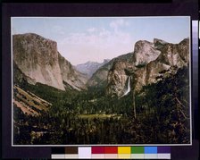 Yosemite Valley from Artists' Point, Calif., c1898. Creator: William H. Jackson.