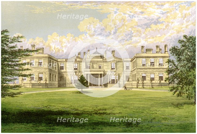 Swithland Hall, Leicestershire, home of the Earl of Lanesborough, c1880. Artist: Unknown