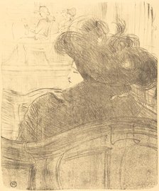 Cléo de Mérode, 1896. Creator: Henri de Toulouse-Lautrec.