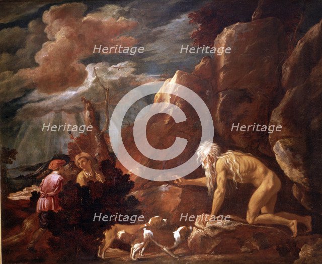  'St. John Chrysostom' oil by Pedro de Orrente.