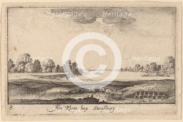 Strasbourg: The Toll House, 1635. Creator: Wenceslaus Hollar.