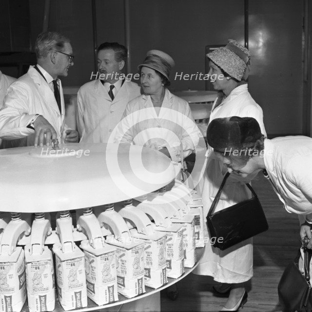 During an open day at Spillers foods in Gainsborough, Lincolnshire, 1962. Artist: Michael Walters