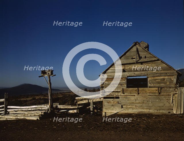 Village of La Alama, near Questa, Taos Co., New Mexico, 1943. Creator: John Collier.