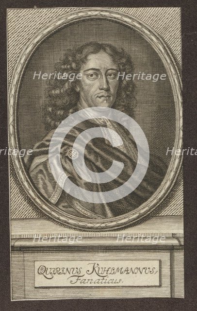 Quirinus Kuhlmann (1651-1689). Artist: Mentzel (Menzel), Johann Georg (1677-1743)