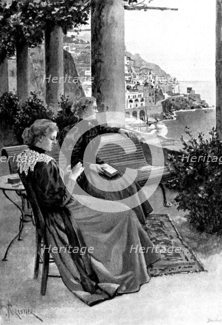 Adam Johnstone's Son: "I sometimes think one's past life is written in a foreign language"..., 1895. Creator: George Meisenbach.