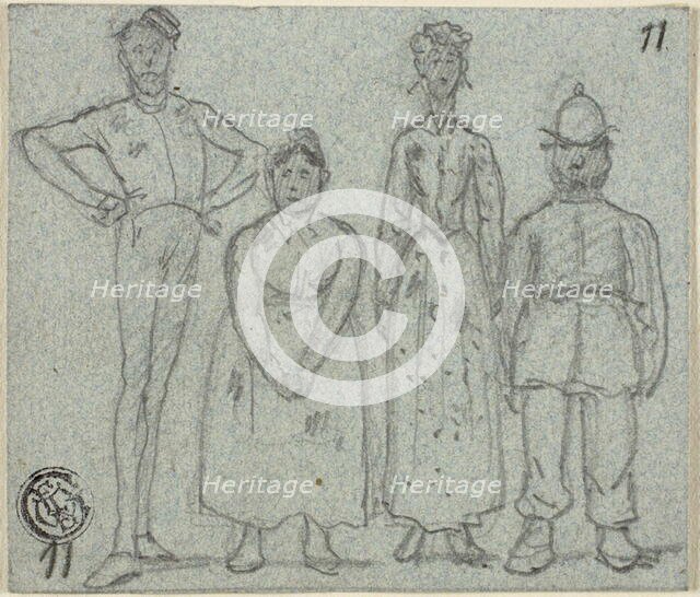 Episodes from White Chapel Life, c. 1850. Creator: John Leech.