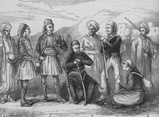 'Group of (1) Turks, (2) Albanians, (3) Druses', c1880. Artist: T.S.S.