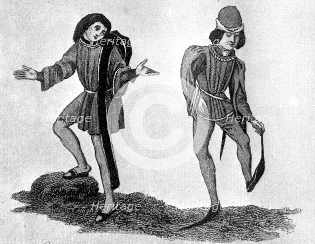 The berretino and poleyn, 15th century, (1910). Artist: Unknown