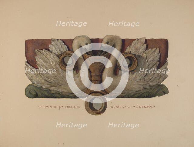 Hose Holder, c. 1937. Creator: Elmer G Anderson.