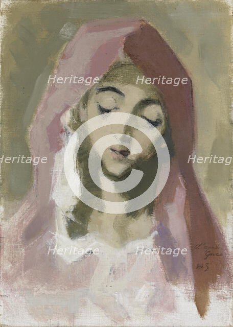 Virgin of Charity, after El Greco, 1941. Creator: Helene Schjerfbeck.