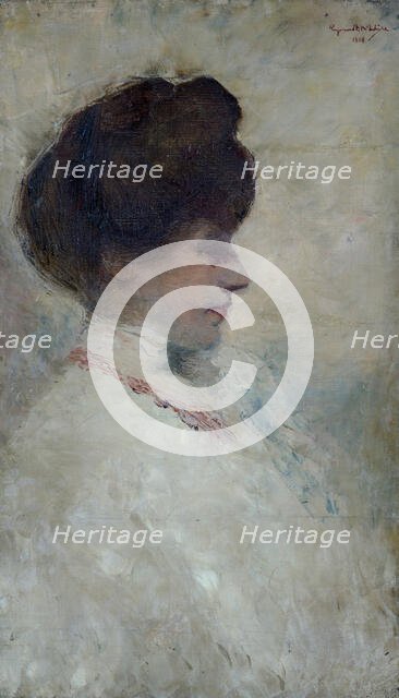 Portrait of Doris McIntyre, 1908. Creator: Raymond McIntyre.