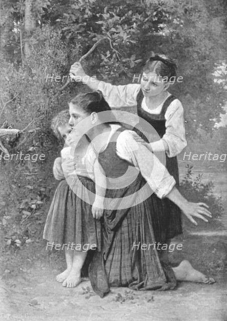 ''"An Interesting Discovery"; from a picture by Elizabeth Gardner', 1890. Creator: Unknown.