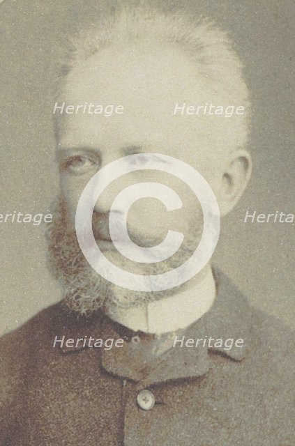 Portrait of the composer Pyotr Ilyich Tchaikovsky (1840-1893), 1884.