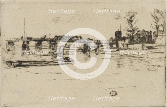 Chelsea, 1879. Creator: James Abbott McNeill Whistler.