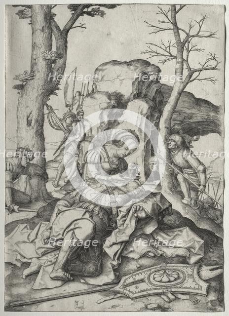 Samson and Delilah, c. 1507. Creator: Lucas van Leyden (Dutch, 1494-1533).