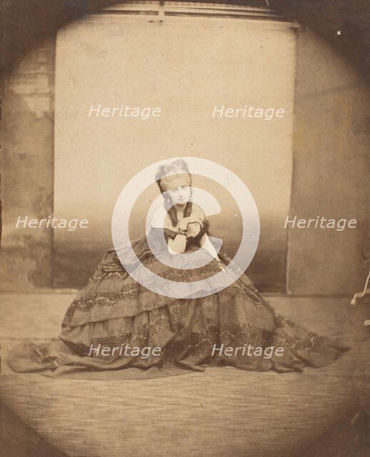 [Countess de Castiglione], 1858. Creator: Pierre-Louis Pierson.