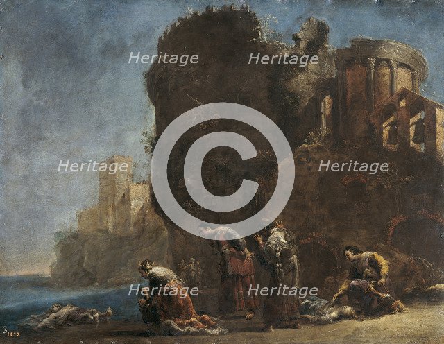 Hecuba mourning, c.1630. Artist: Bramer, Leonaert (1596-1674)