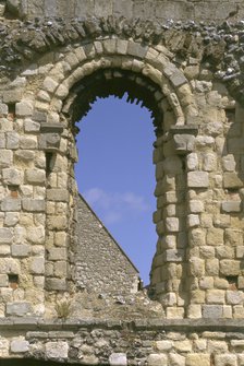 Detail of a window, St Augustine's Abbey, Canterbury, Kent, 1996. Artist: J Bailey