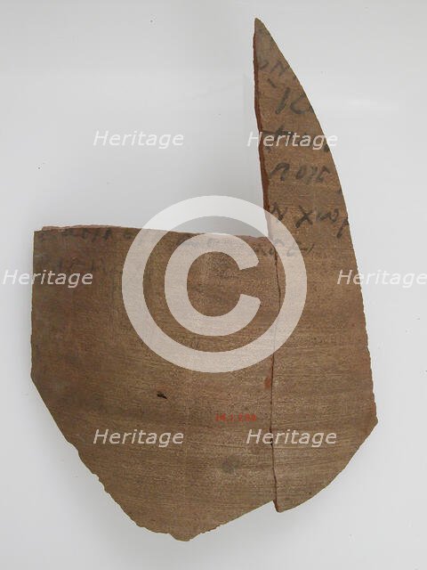 Ostrakon with Troparion (?), Coptic, 580-640. Creator: Unknown.