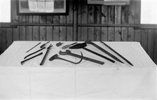 Display of docker's tools, c1945-c1965. Artist: SW Rawlings