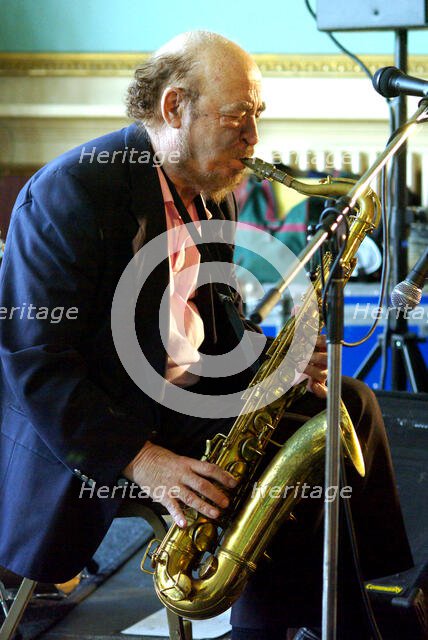 Danny Moss, Danny Moss Group, Brecon Jazz Festival, Powys, Wales, 2007. Creator: Brian O'Connor.