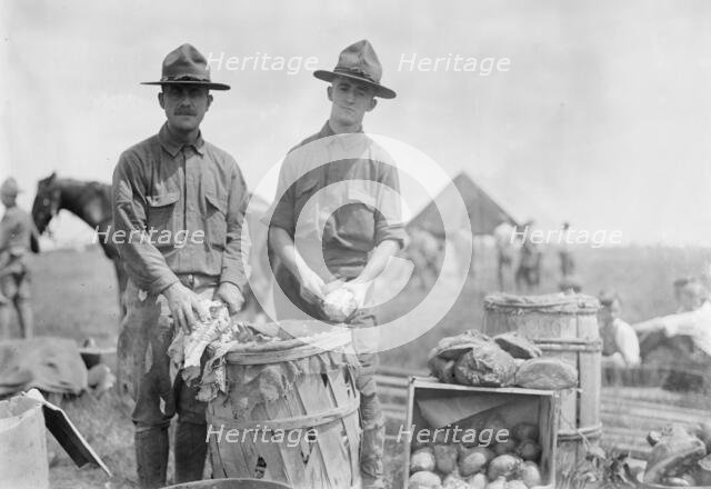 Preparing Dinner, between c1910 and c1915. Creator: Bain News Service.
